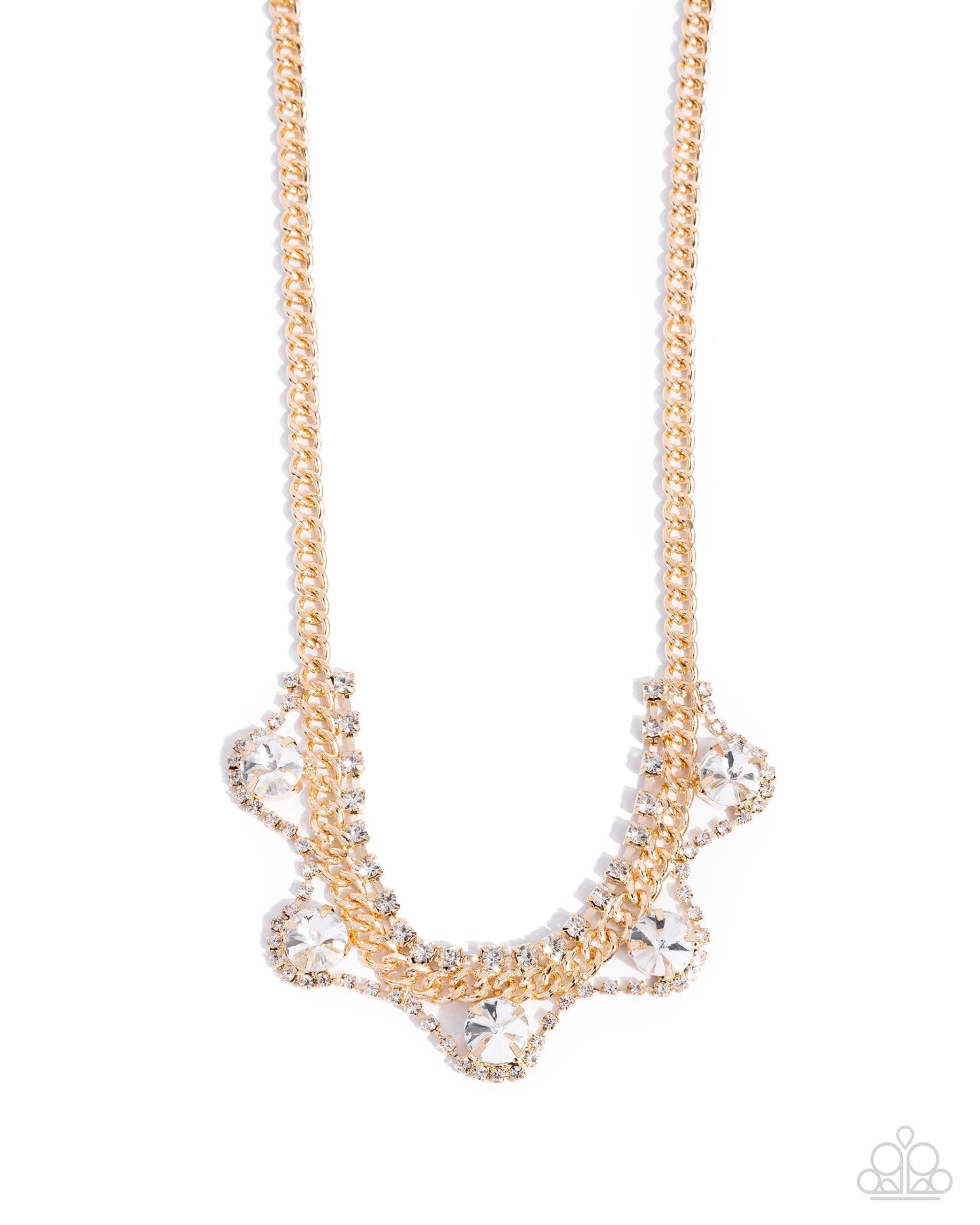 Complete Look Necklace: "Never Enough Elegance - Gold"