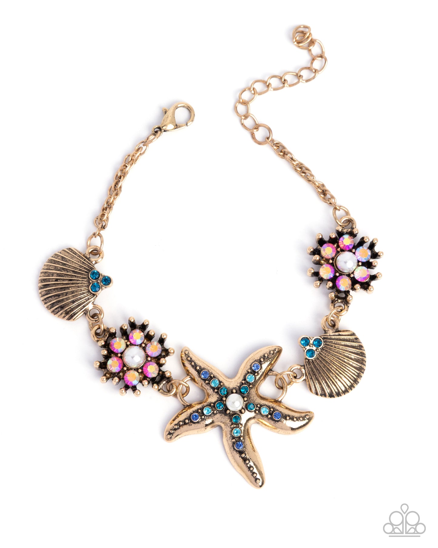 Complete Look  Necklace: "Starfish Song - Blue"