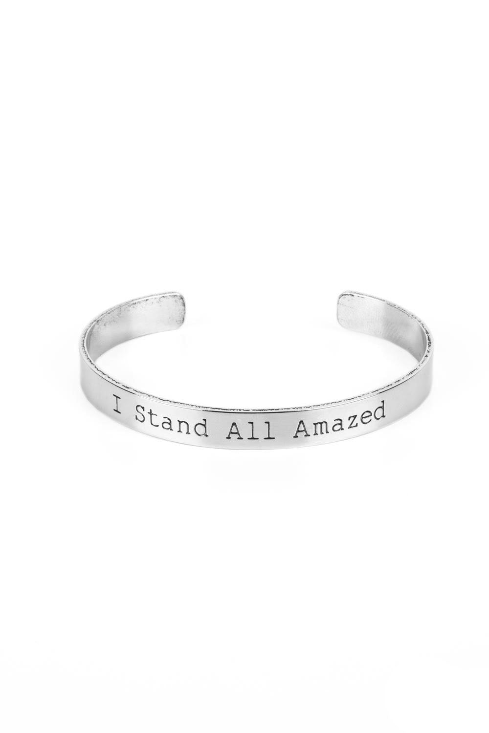 I Stand All Amazed - Silver Bracelet