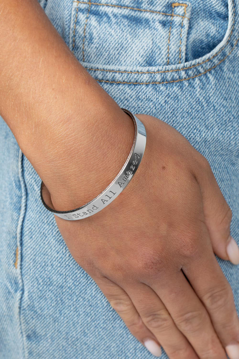 I Stand All Amazed - Silver Bracelet