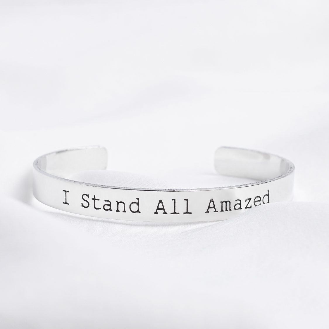 I Stand All Amazed - Silver Bracelet