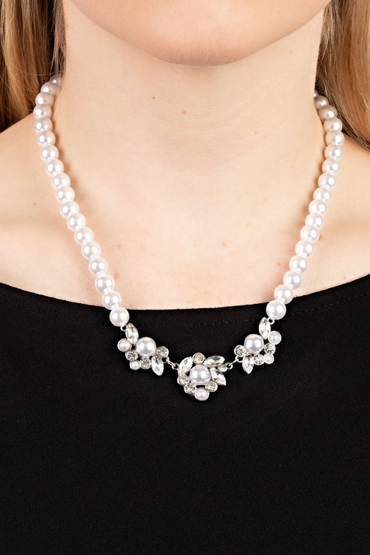 Royal Renditions - White Necklace